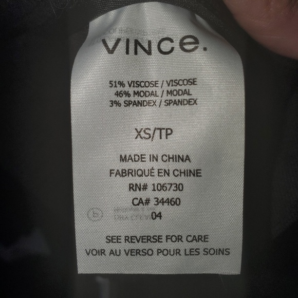 VINCE Pleat front soft pants - Picture 3 of 4